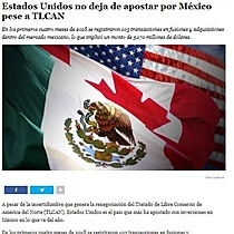 Estados Unidos no deja de apostar por Mxico pese a TLCAN